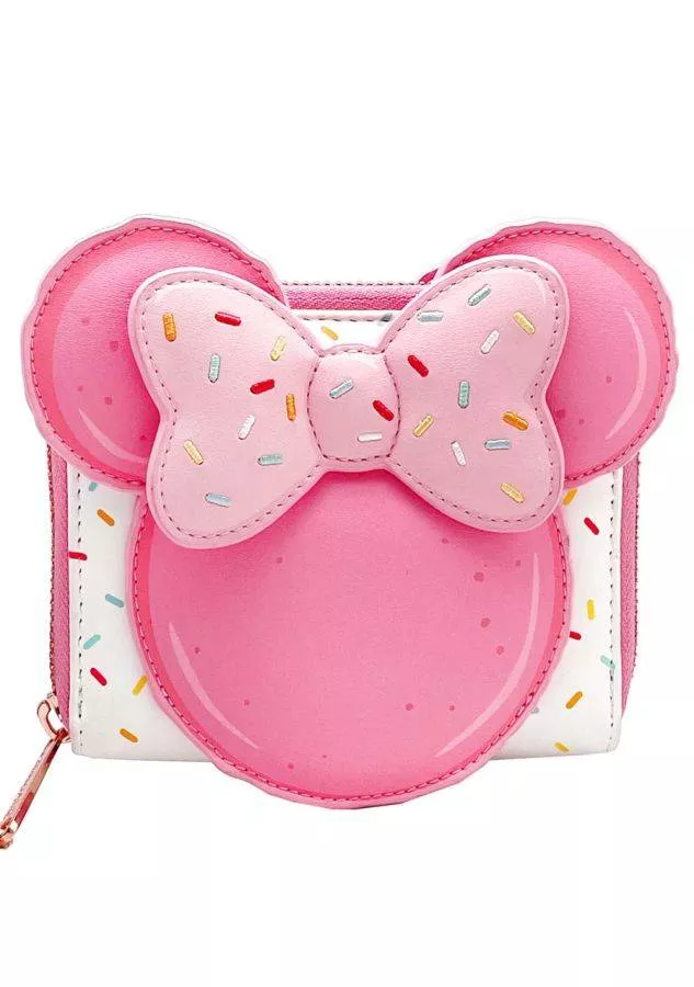 Loungefly LASR Disney Minnie Macaron Zip Around Wallet