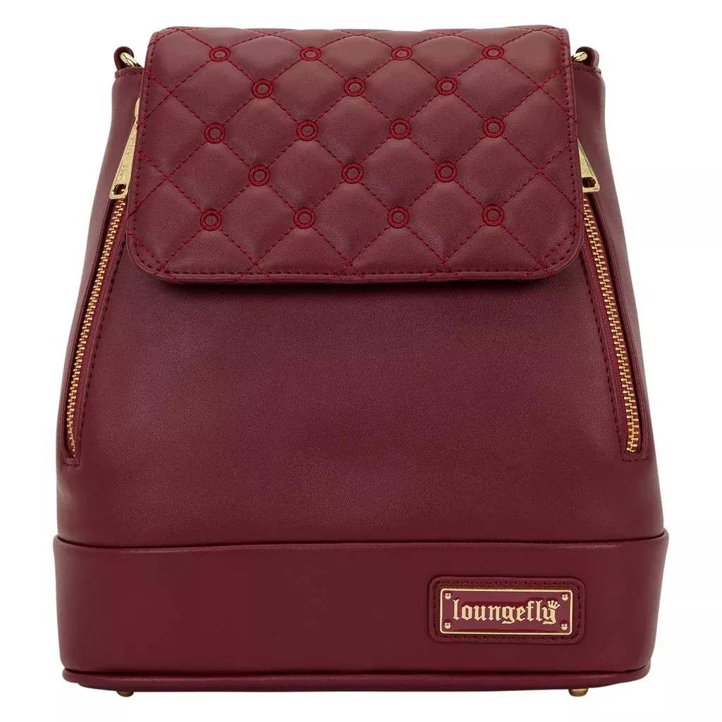 Loungefly The Lilly Red Convertible Mini Backpack & Crossbody Pin Trader Bag