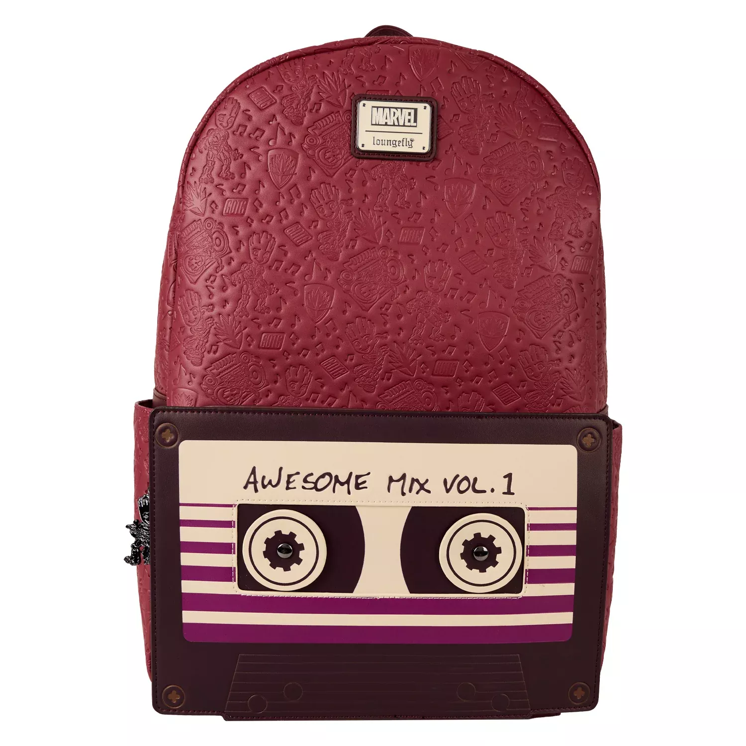 Loungefly Marvel Guardians of the Galaxy Groot Mixtape All-Over-Print Full-Size Backpack