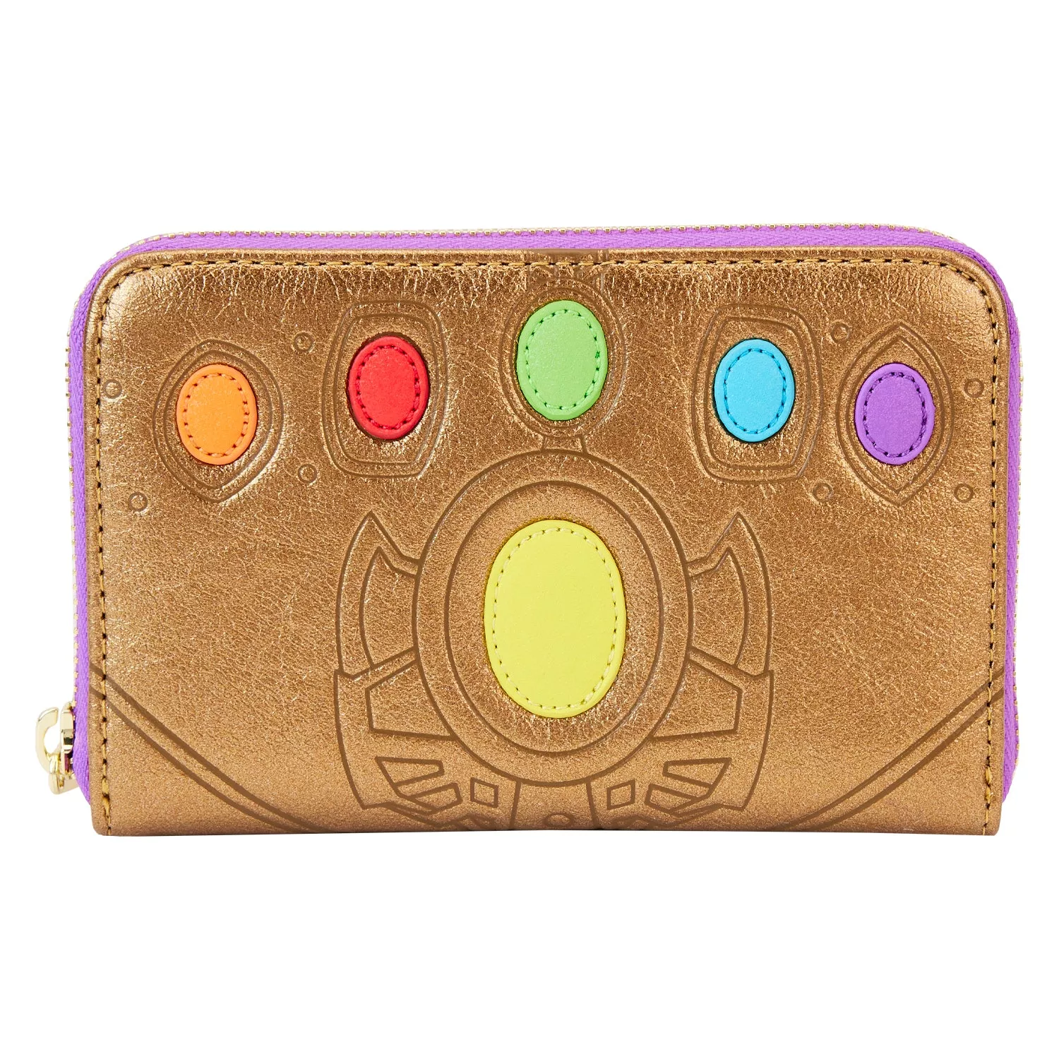 Loungefly Marvel Shine Thanos Gauntlet Ziparound Wallet
