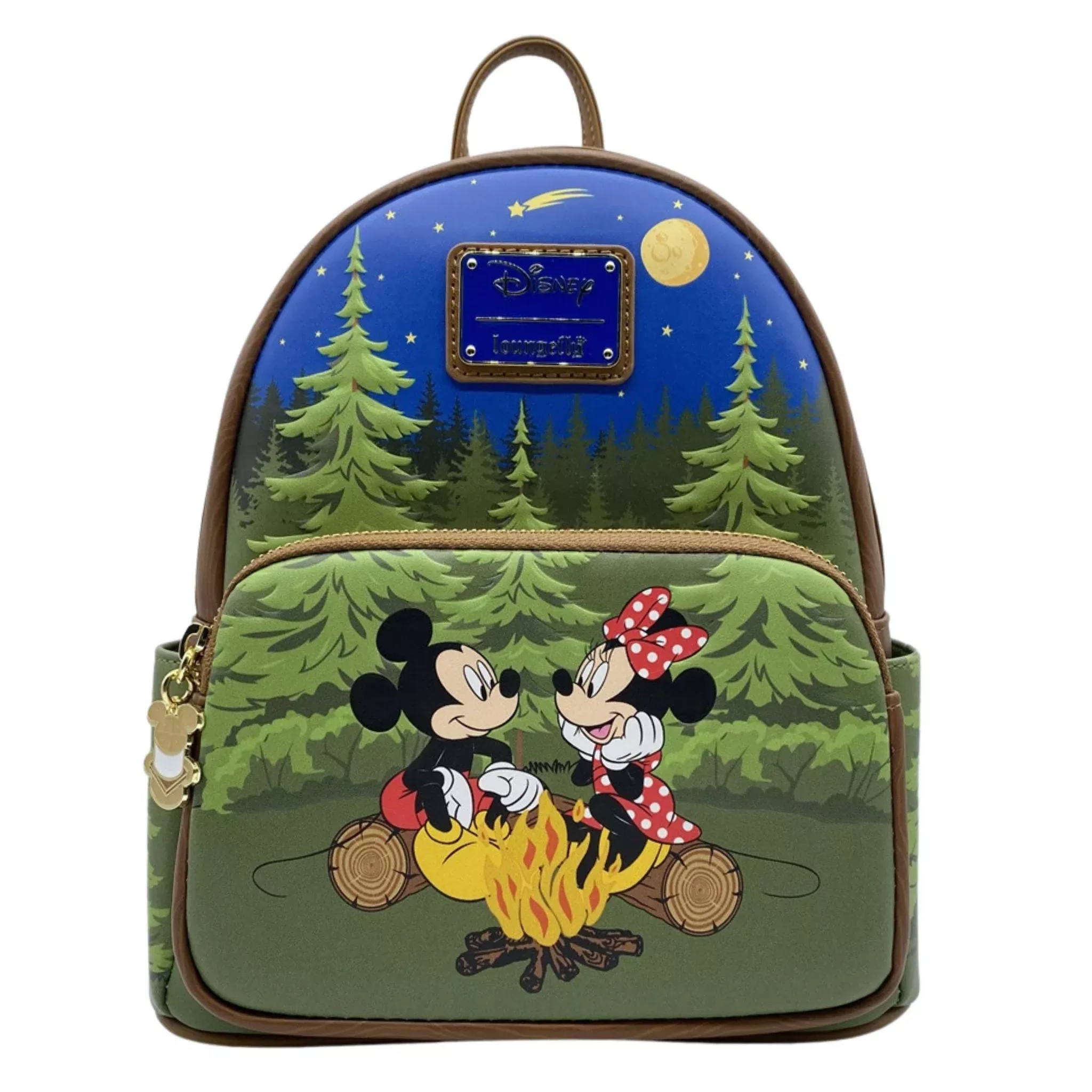Loungefly Mickey, Minnie, & Friends Camping Scene Mini Backpack | Exclusive
