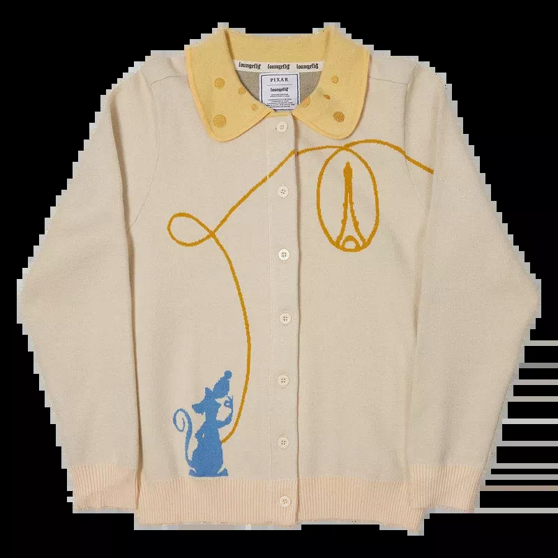Loungefly Pixar Ratatouille Anyone Can Cook Collared Cardigan