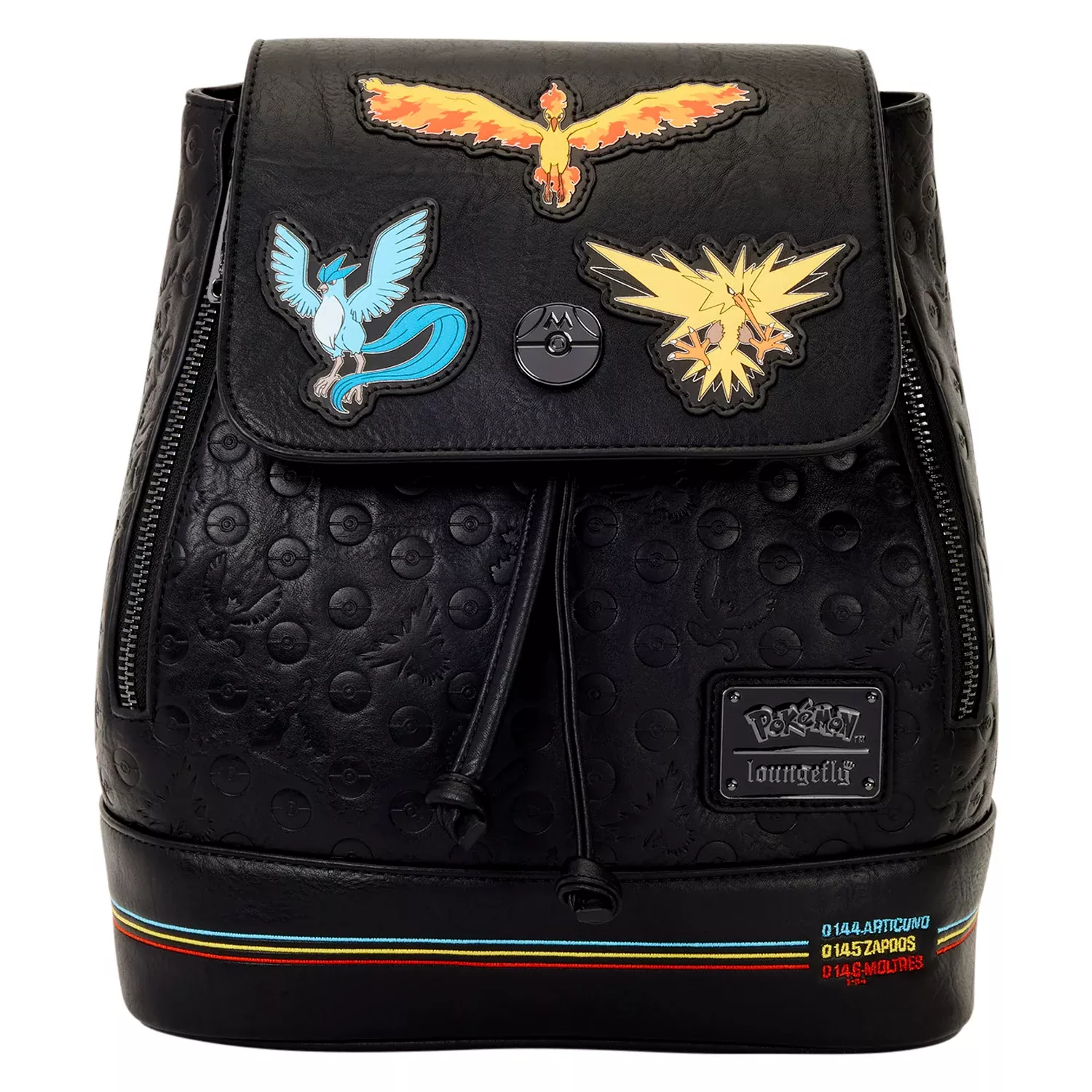 Loungefly Pokémon Legendary Birds and Beasts Drawstring Mini Backpack