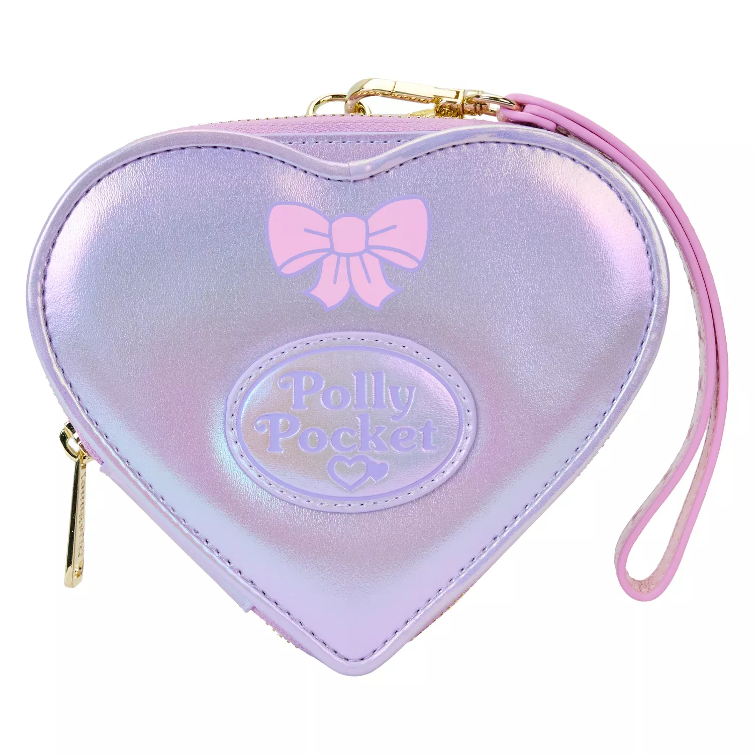 Loungefly Polly Pocket Compact Playset Figural Zip Around Wallet