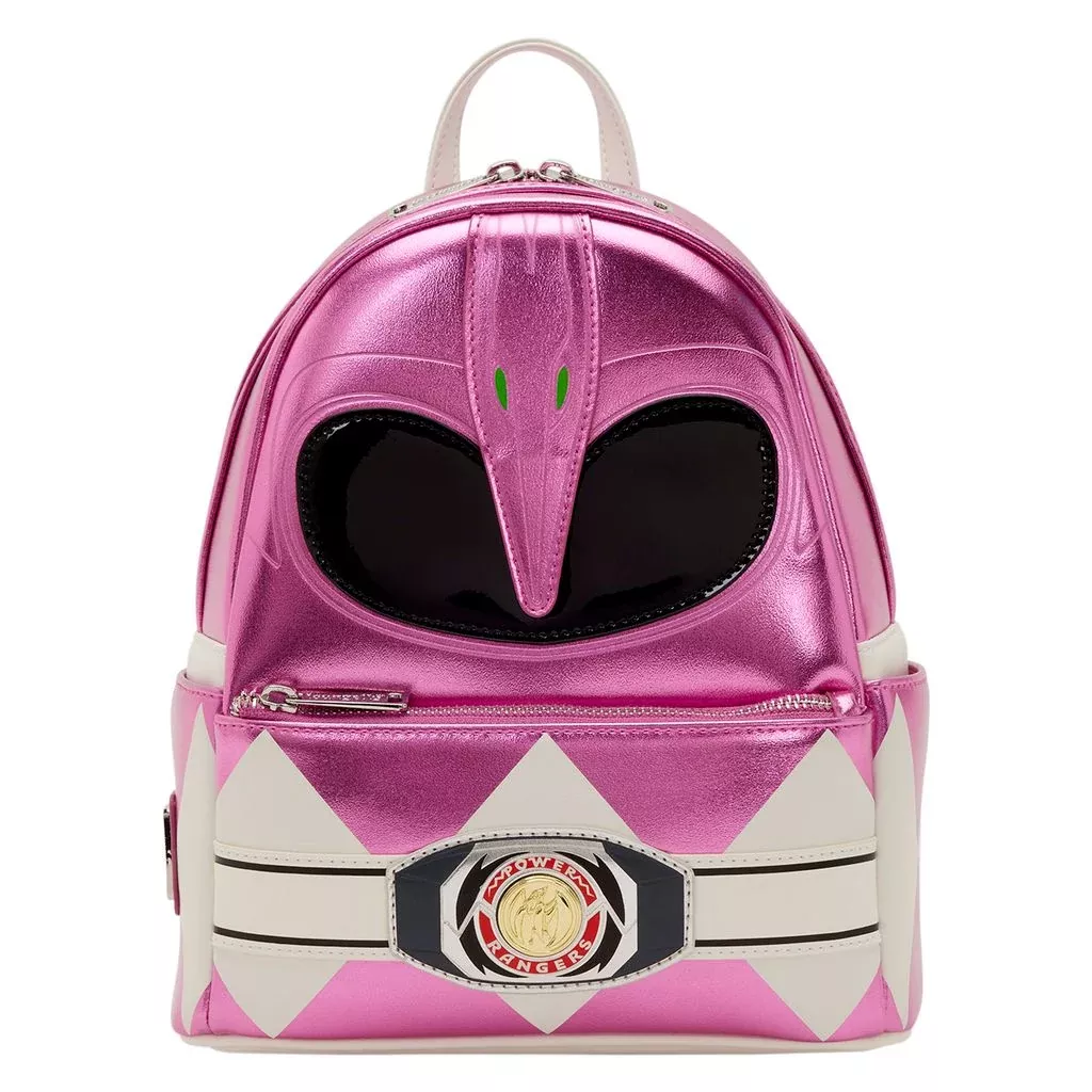 Loungefly Power Rangers Pink Ranger Cosplay Mini Backpack