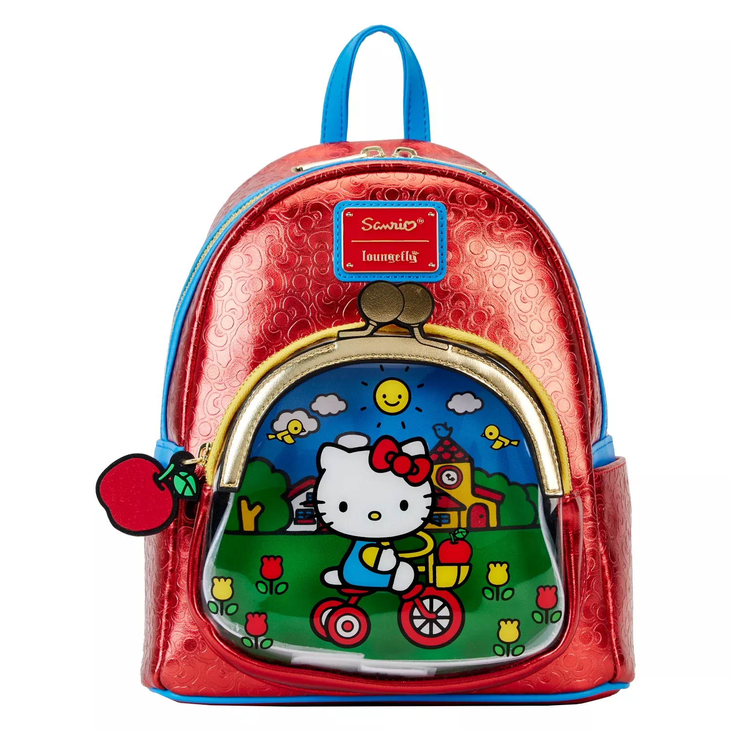 Loungefly Sanrio Hello Kitty 50th Anniversary Coin Bag Metallic Mini Backpack