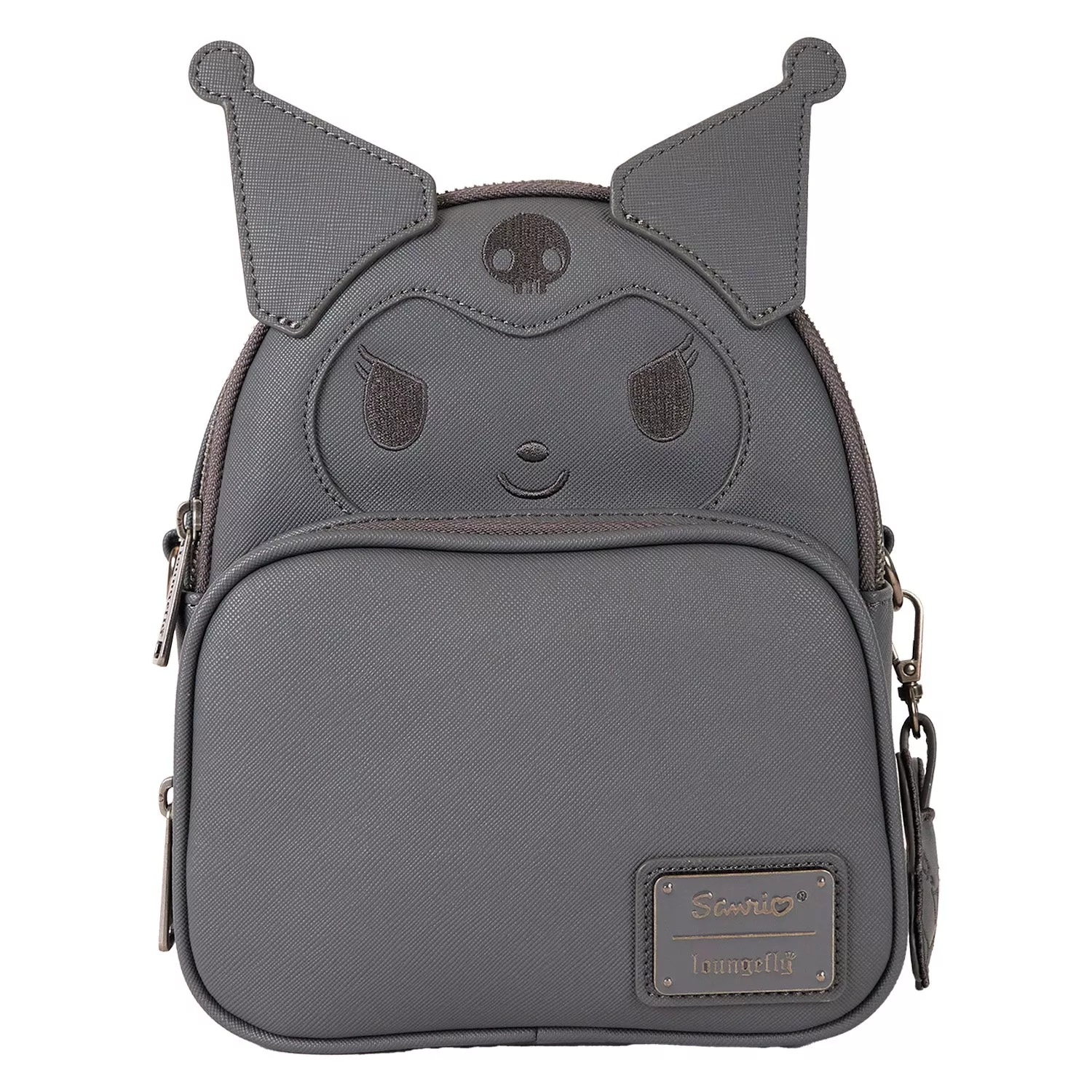 Loungefly Sanrio Kuromi Monochrome Convertible Mini Backback