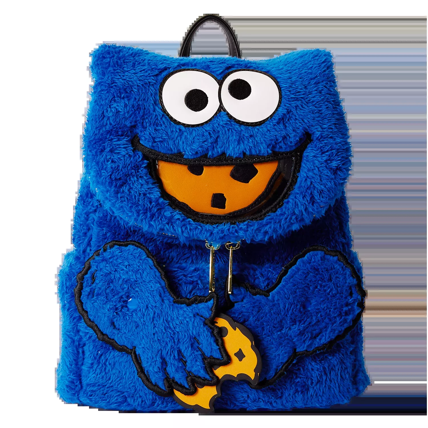 Loungefly Sesame Street Cookie Monster Plush Mini Backpack
