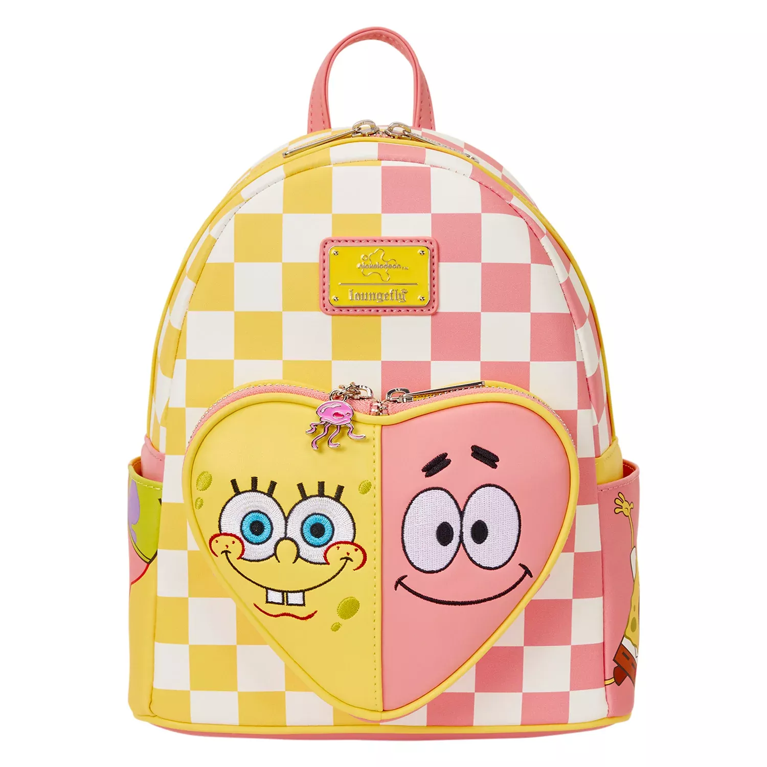 Loungefly SpongeBob SquarePants & Patrick Star Checkered Mini Backpack