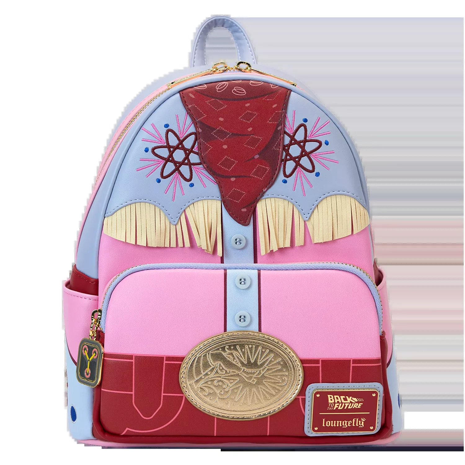 Loungefly Universal Back to the Future 40th Anniversary Marty McFly Western Mini Backpack