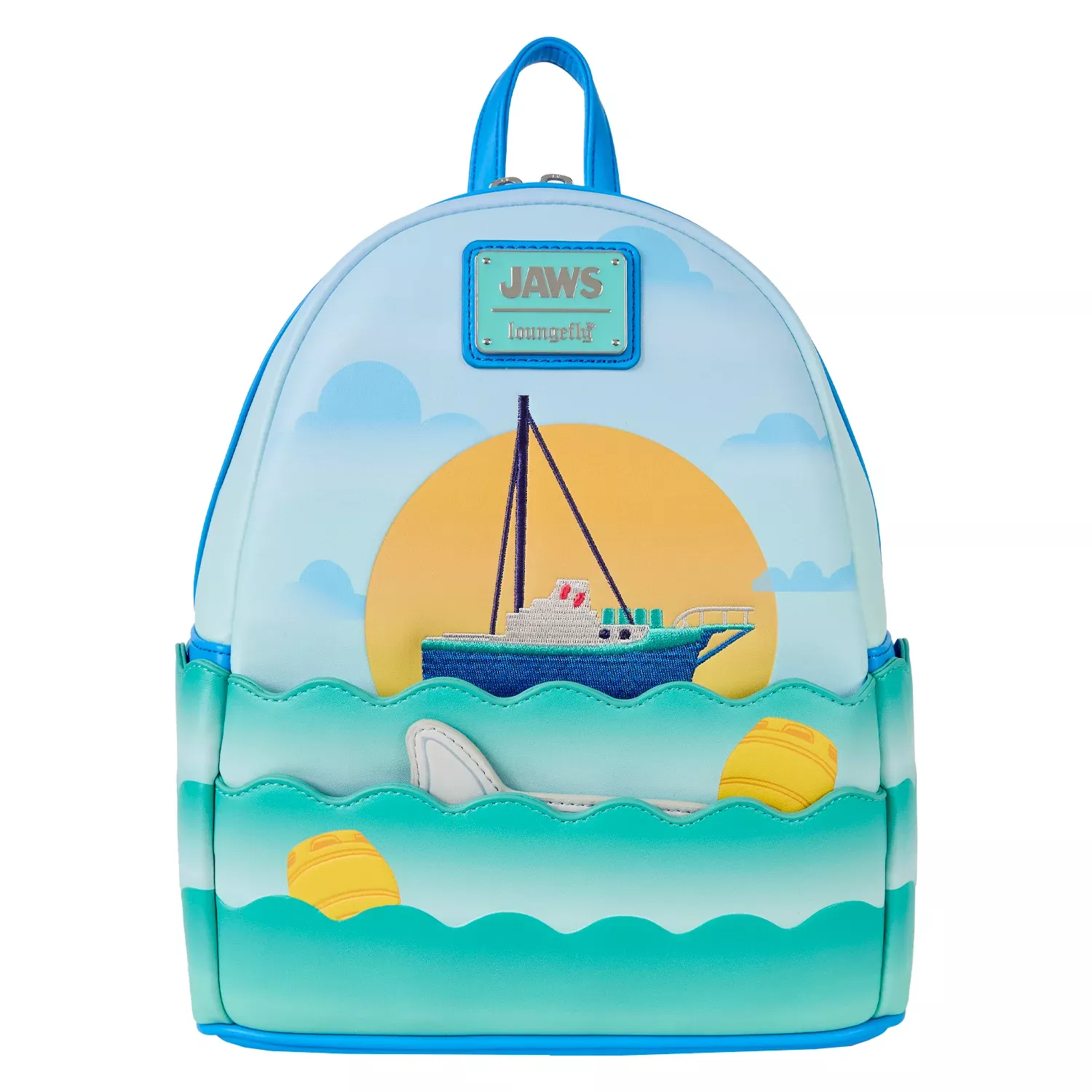 Loungefly Universal Jaws 50th Anniversary Mini Backpack