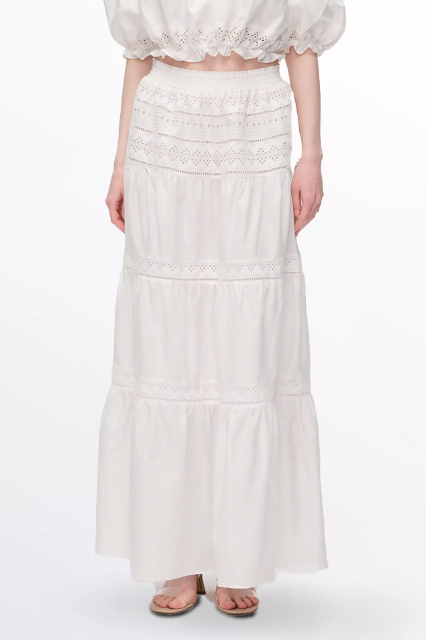 Luise Maxi Skirt in Silk Cotton