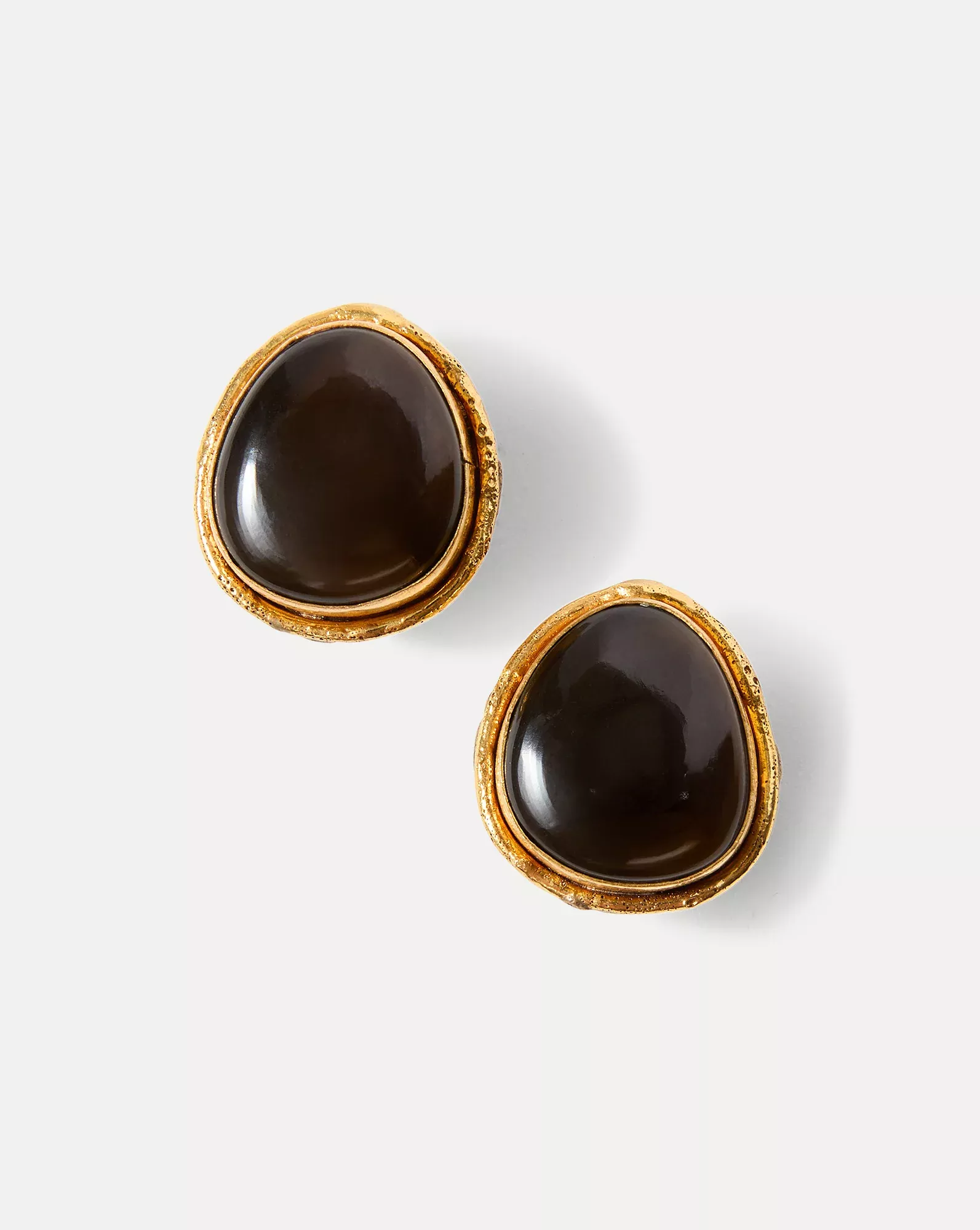 Macaroon Smoky Quartz Earring