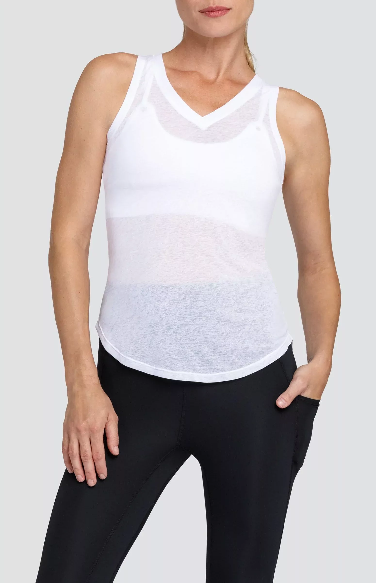 Madison Tank - Chalk White