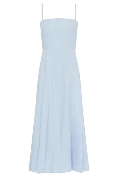 Magritte Dress in Light Blue Aloe Linen