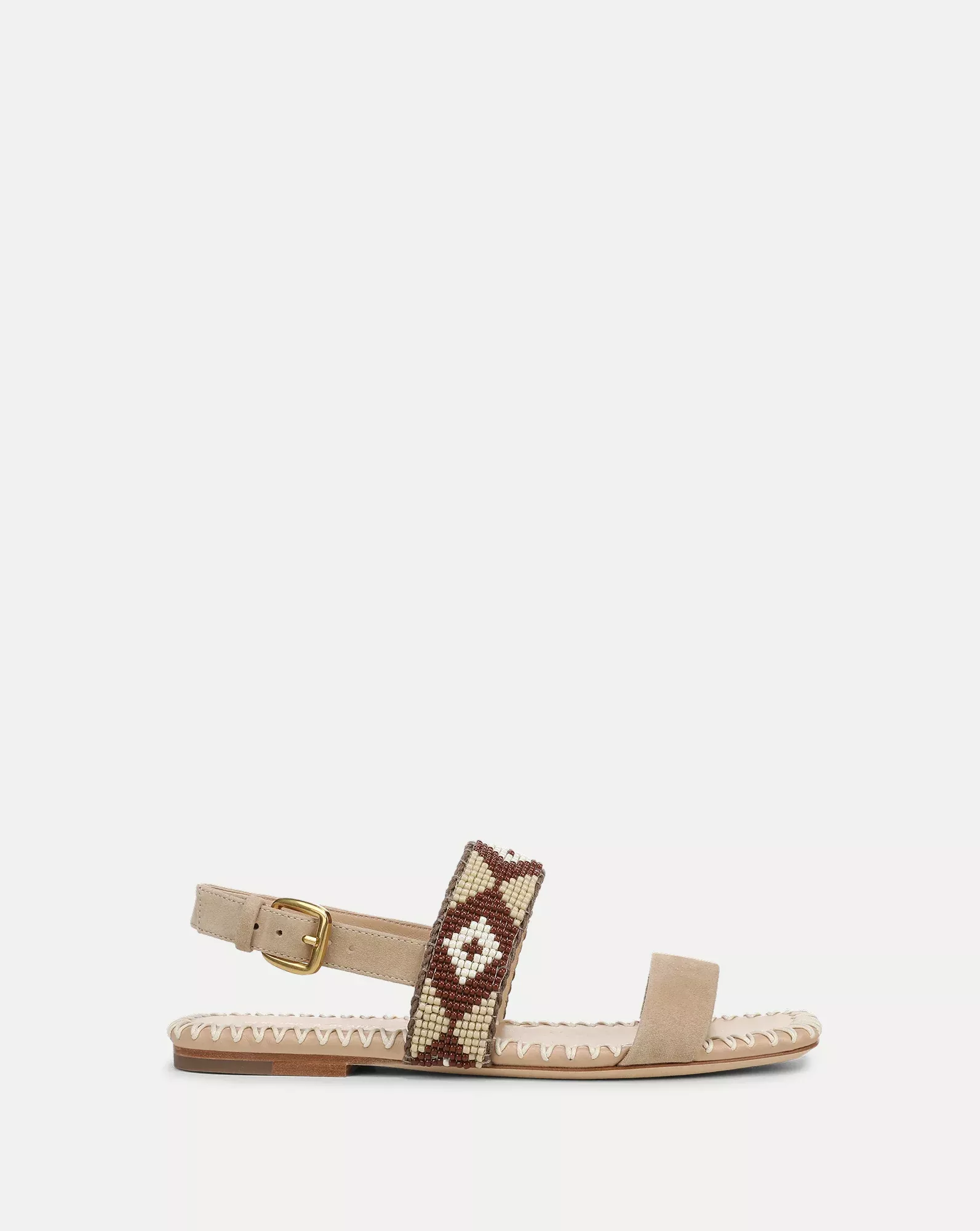 Marian Beaded Flat Sandal