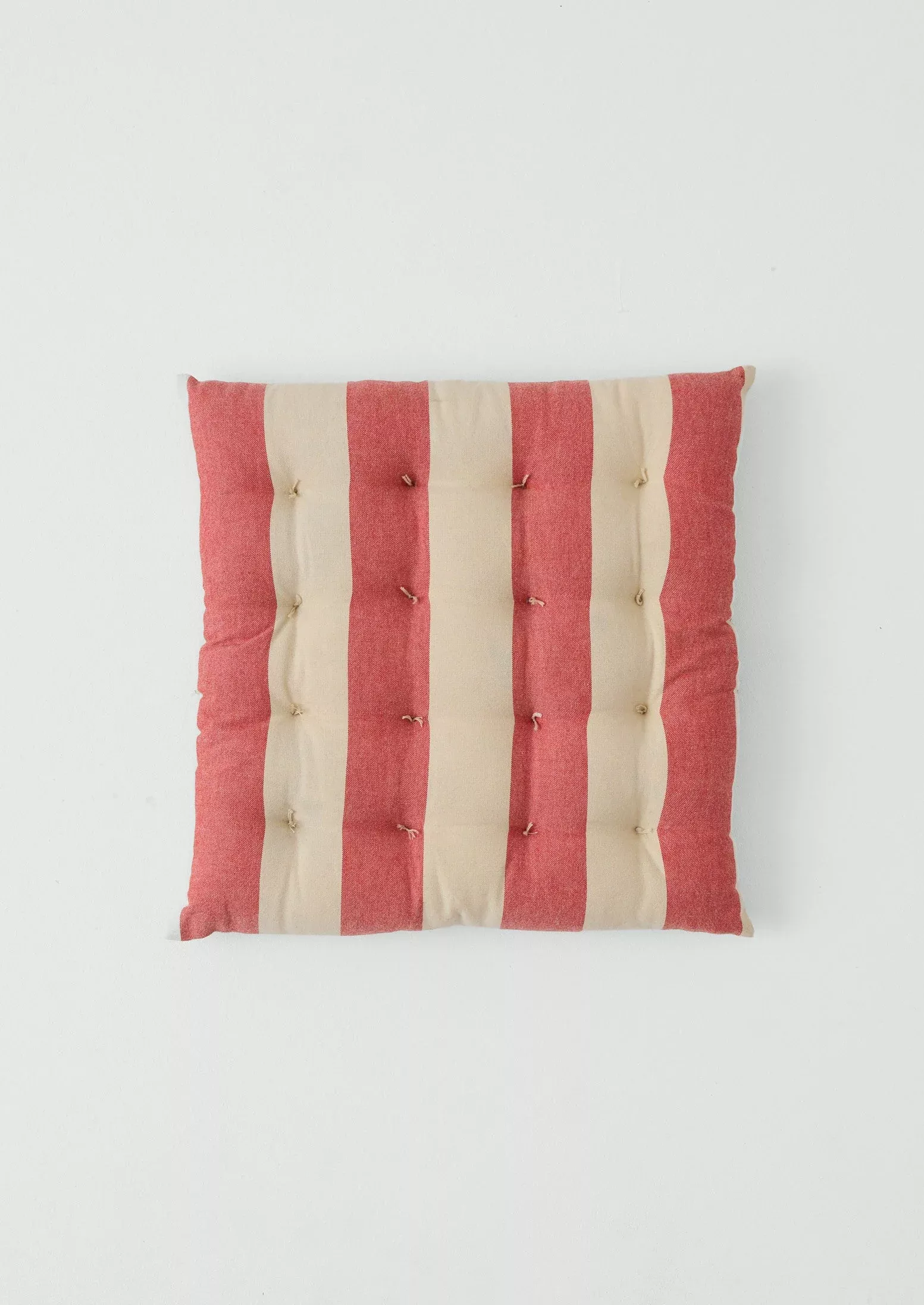 Market Stripe Hand Woven Seat Pad