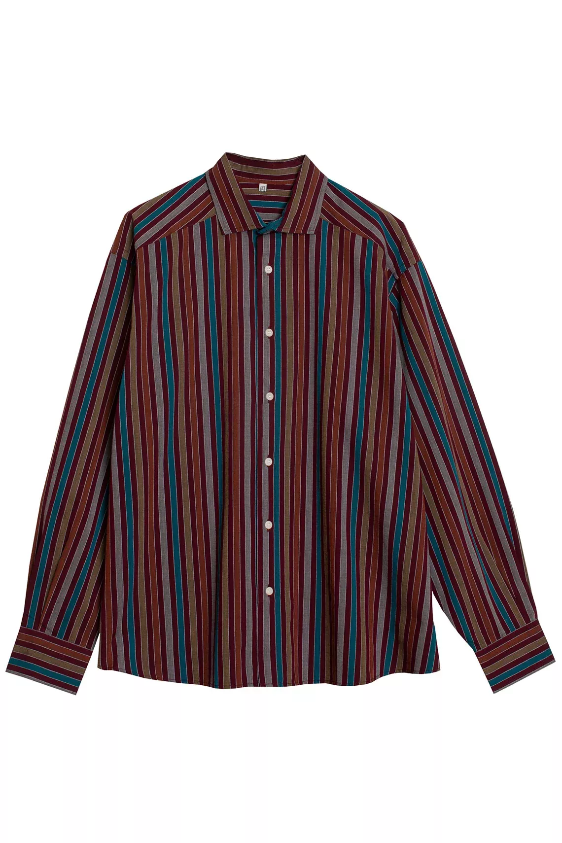 Maroon Stripe Claude Shirt