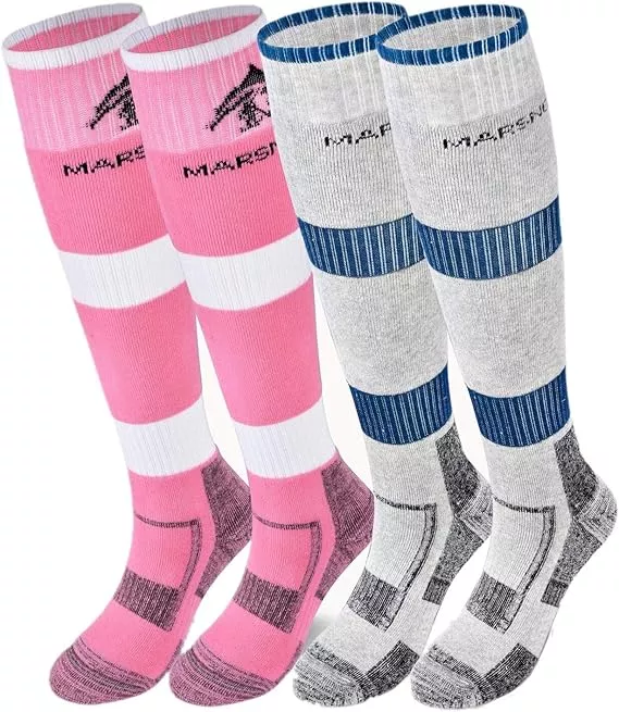 Marsnow Over-the-Calf Ski Socks for Winter Sports