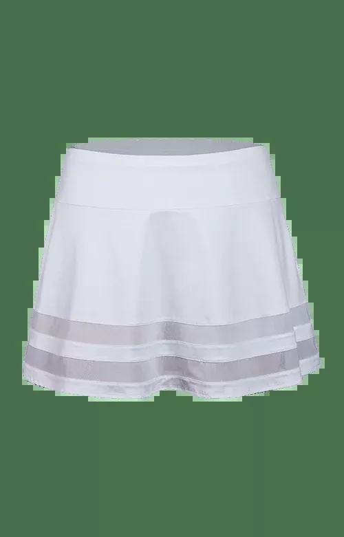Maxine A-Line Skort - White - 14.5" Length