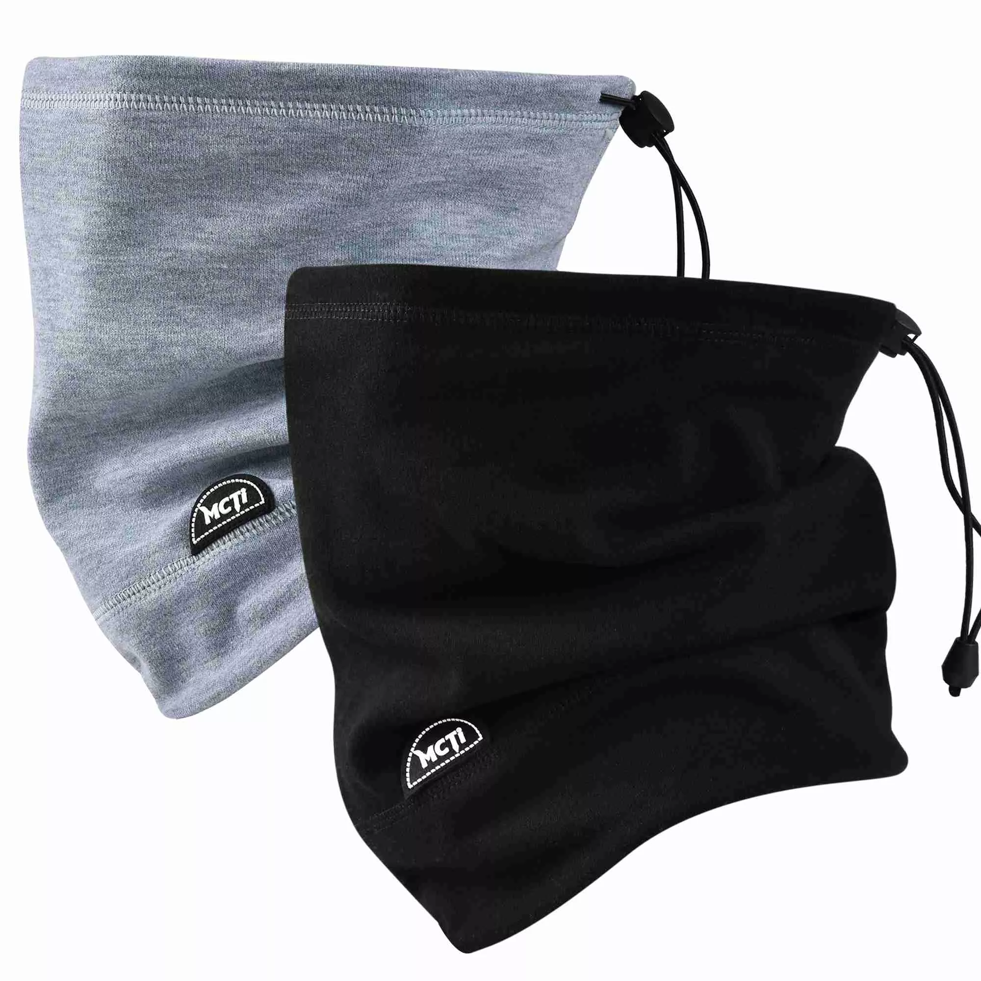 MCTi Fleece Neck Gaiter Warmer - 2 Pack - Winter Activities