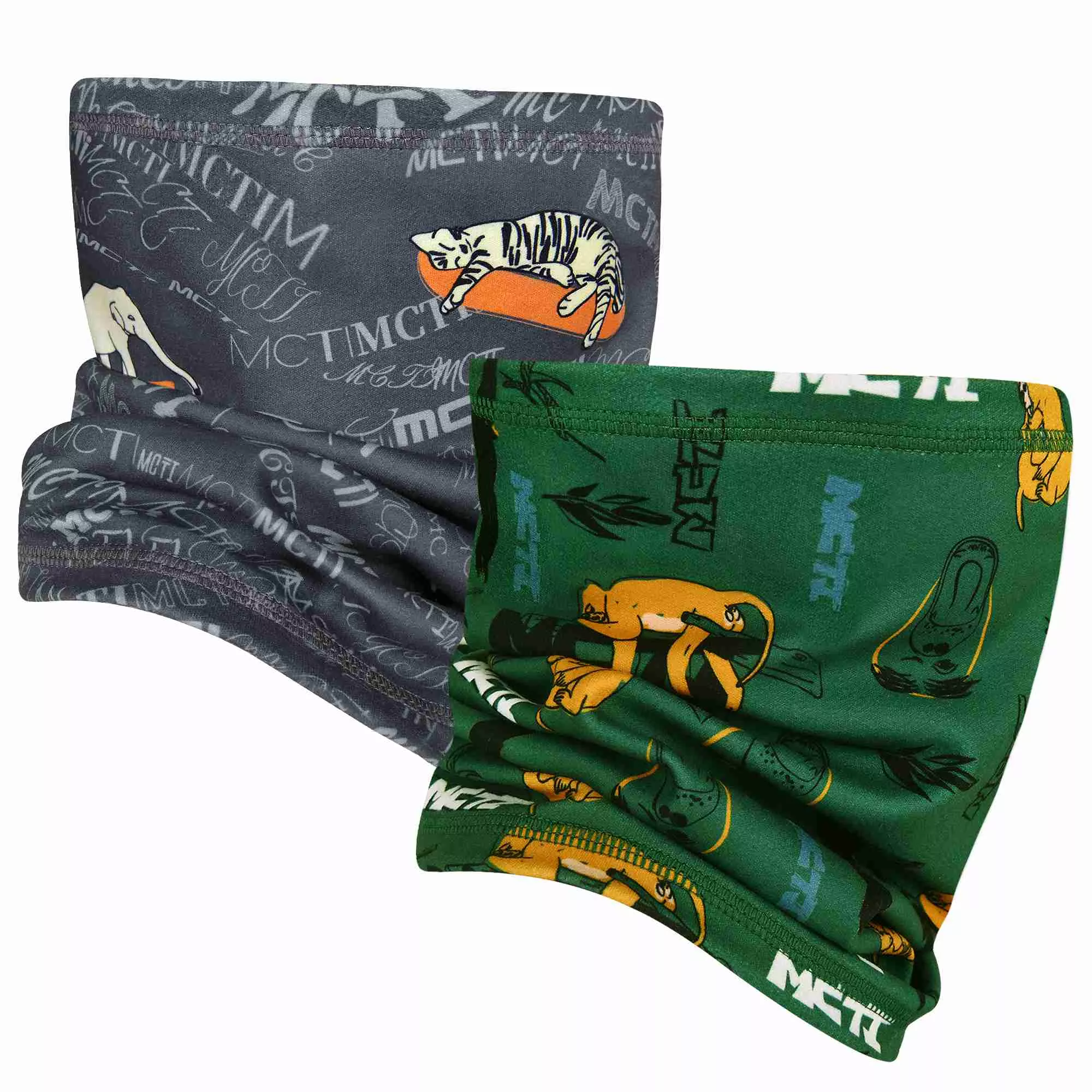 MCTi Kids Fleece Neck Warmer Set - 2 Pack - Winter Activities