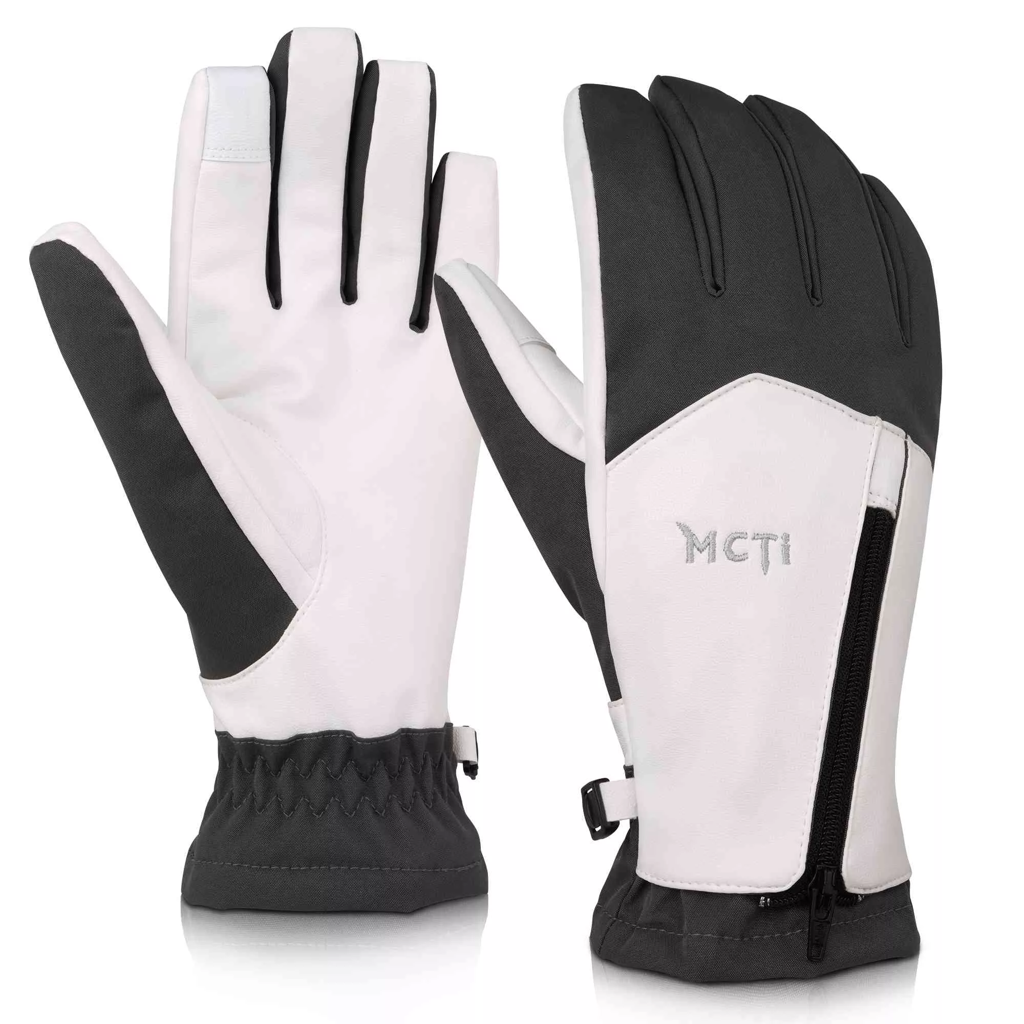 MCTi Touchscreen Winter Gloves with Zipper Cuffs