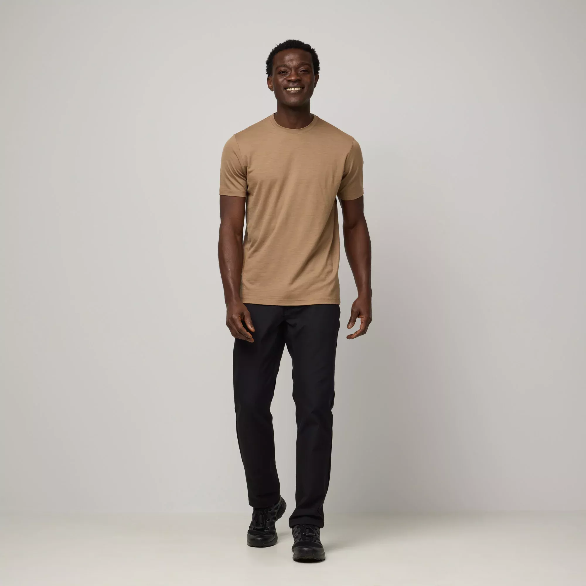 Men's 100% Wool Crew Neck Tee