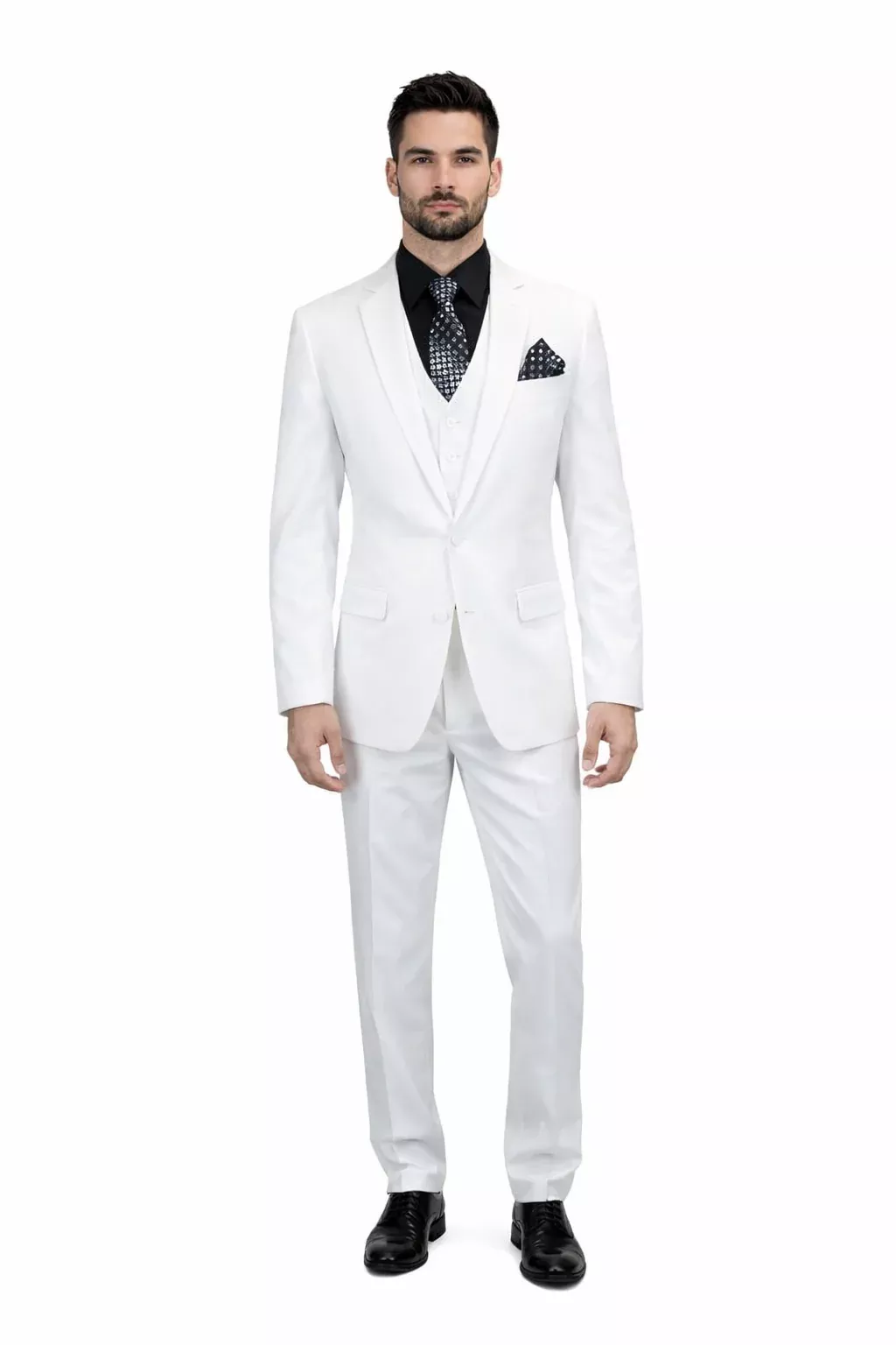 Men's 3 Piece Wool Suit Bold Colors 100% Wool Statement