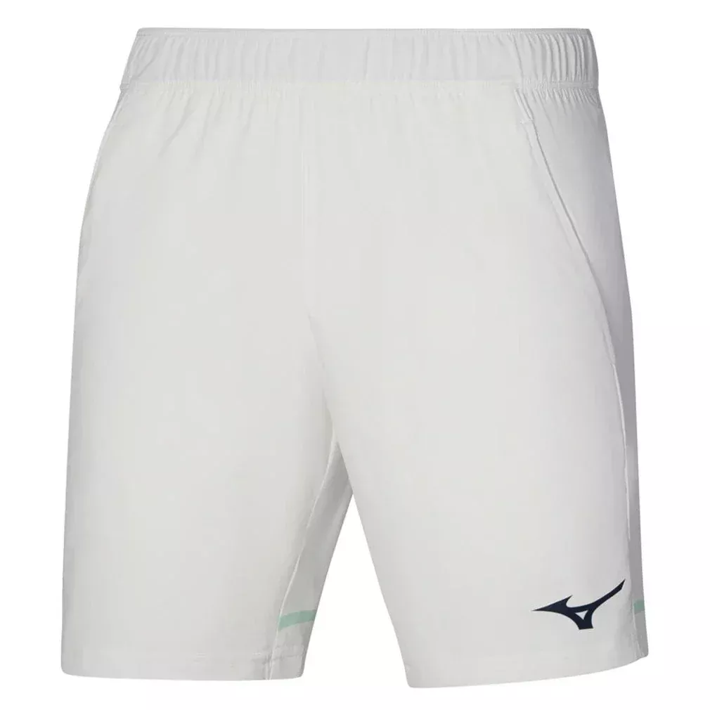 Men's 8 Inch Flex Tennis Shorts White