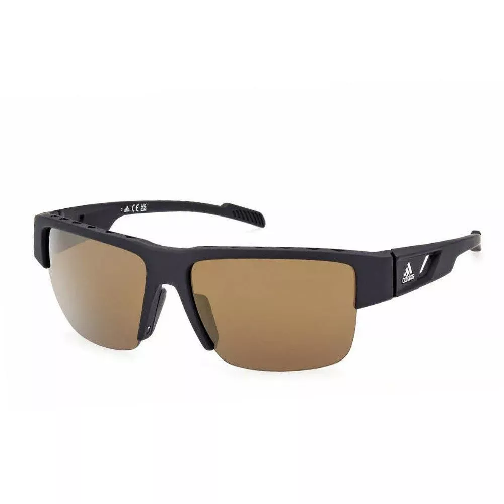 Men's Active Polarized Sunglasses Black and Brown
