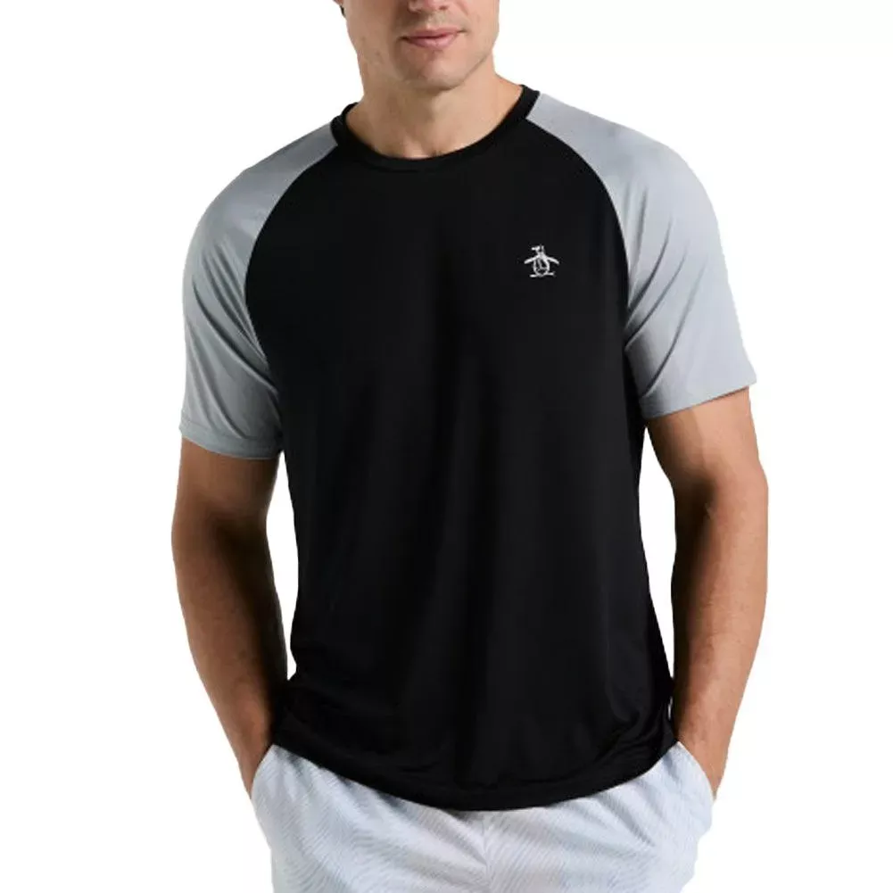 Men's Blocked Performance Tennis Tee