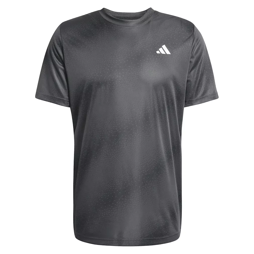 Men's Club Graphic Tennis Tee Black