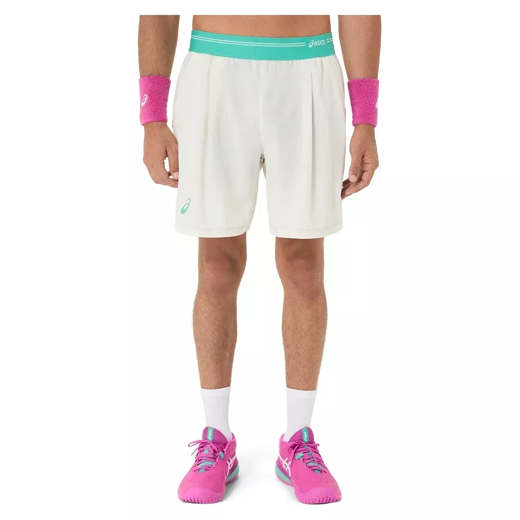 Men's Game 7 Inch Tennis Short Cream