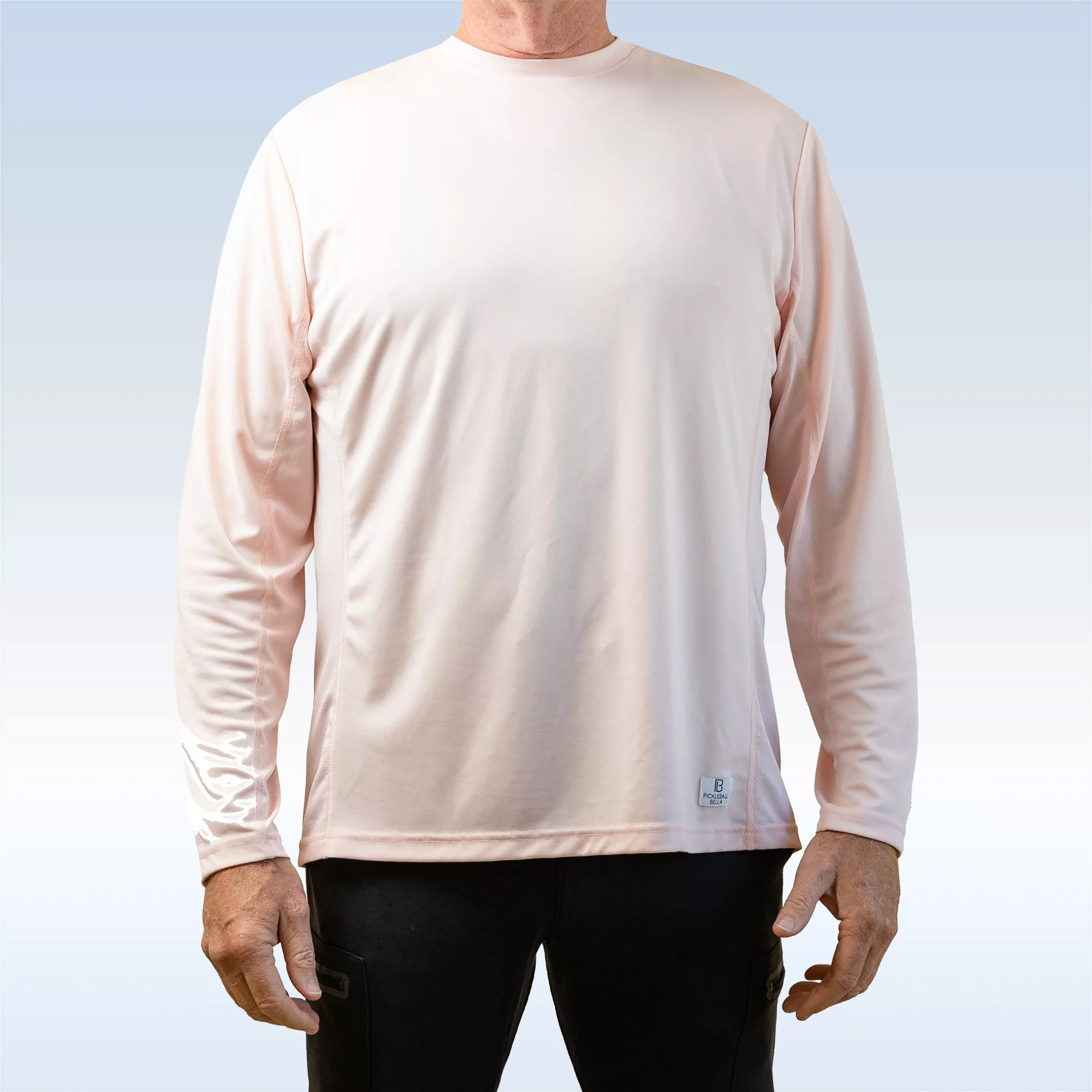 Men's Gossamer Pink Long Sleeve Tee