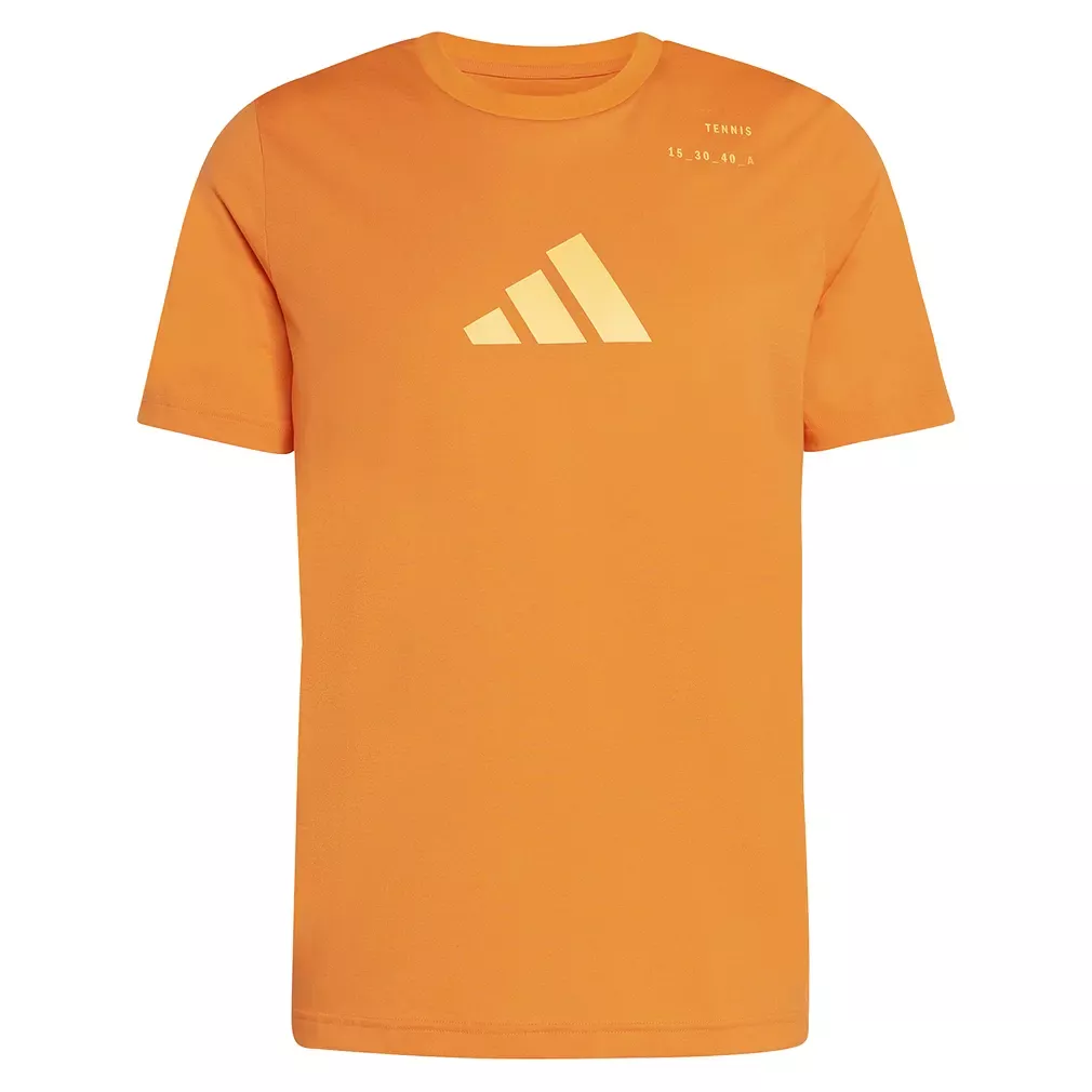 Men's Graphic Tennis Top Pure Orange