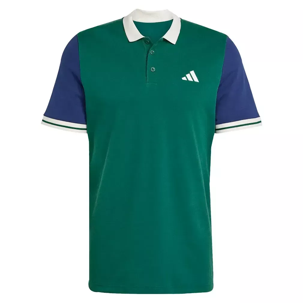 Men's Heritage Tennis Polo Collegiate Green