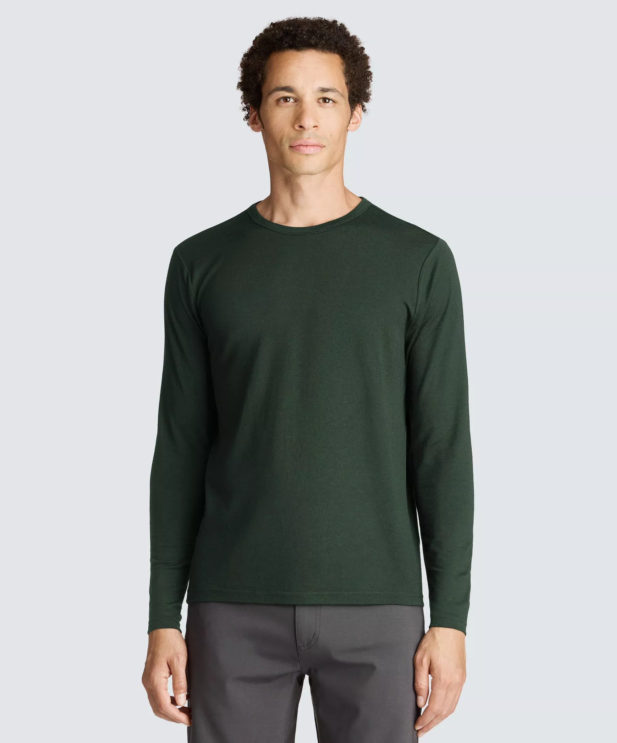 Men's Long Sleeve Merino Crew