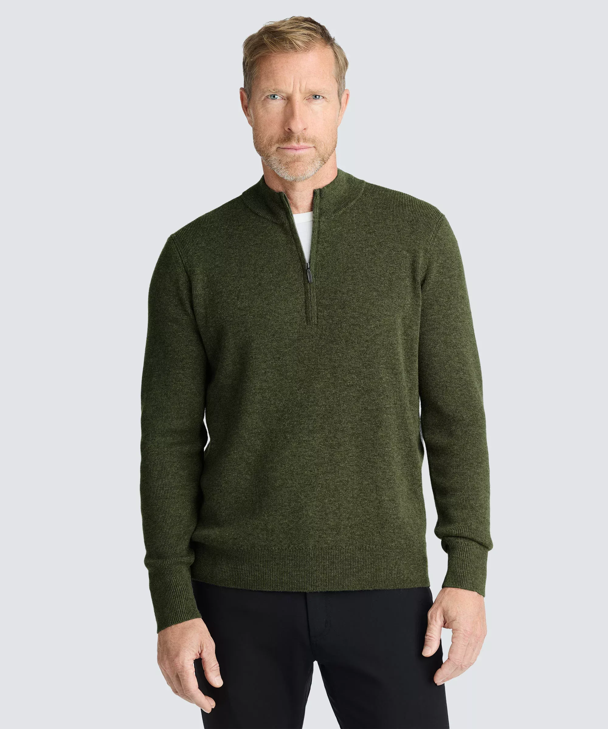 Men's Merino Knit Quarter Zip