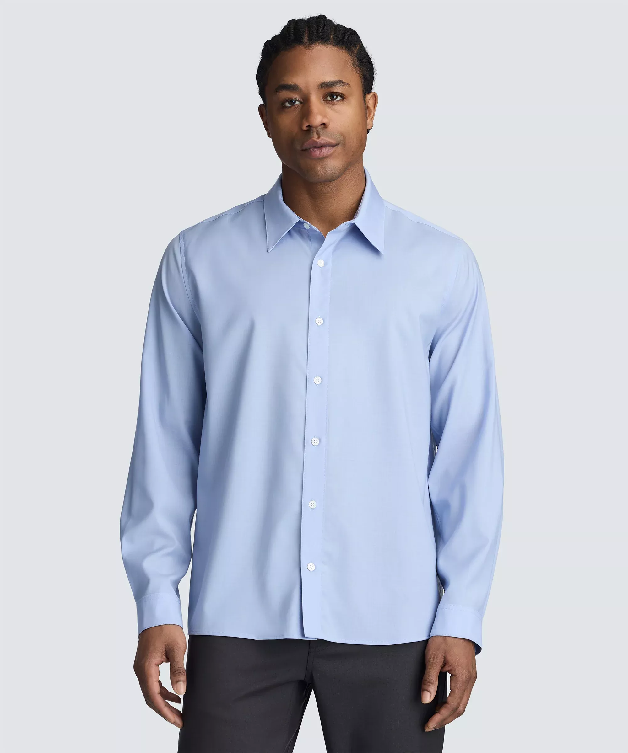 Men's Merino Poplin Button‑Up