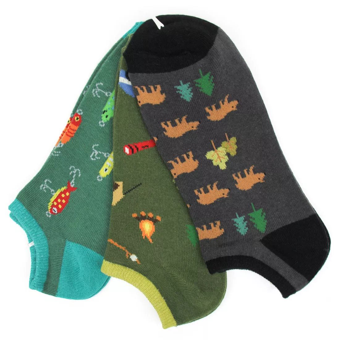 Men's Outdoor No Show 3 Pack