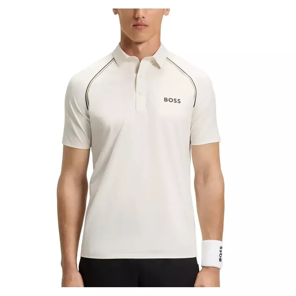 Men's Patteo TOC Tennis Polo Open White