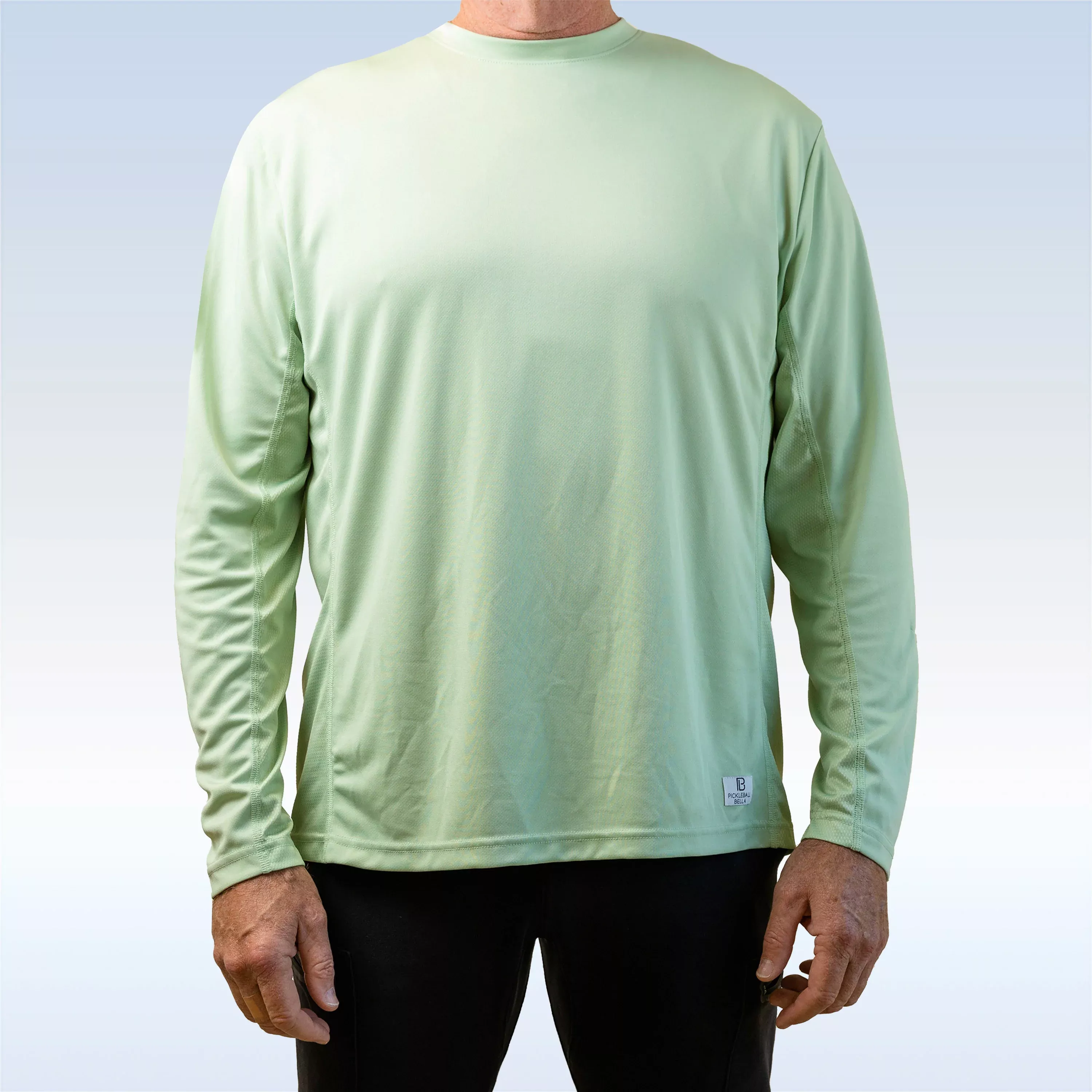 Men's Smoke Green Long Sleeve Tee