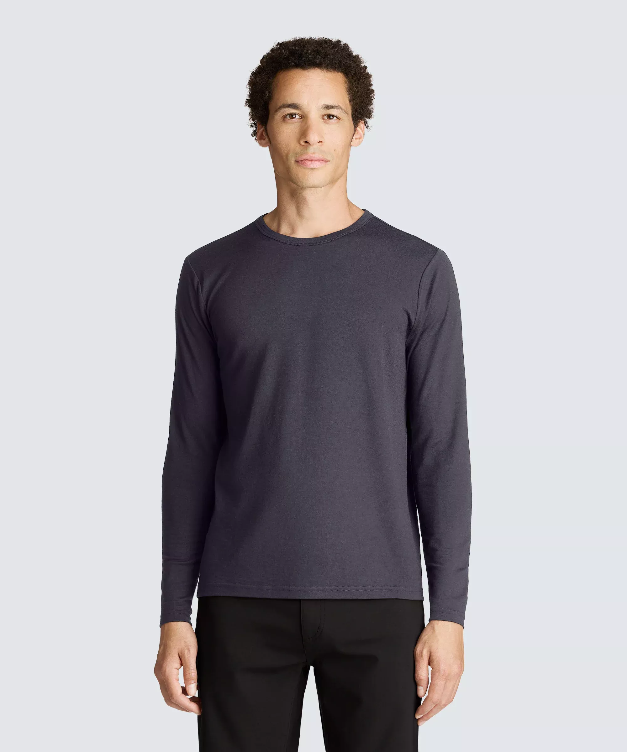 Men's Tall Long Sleeve Merino Crew