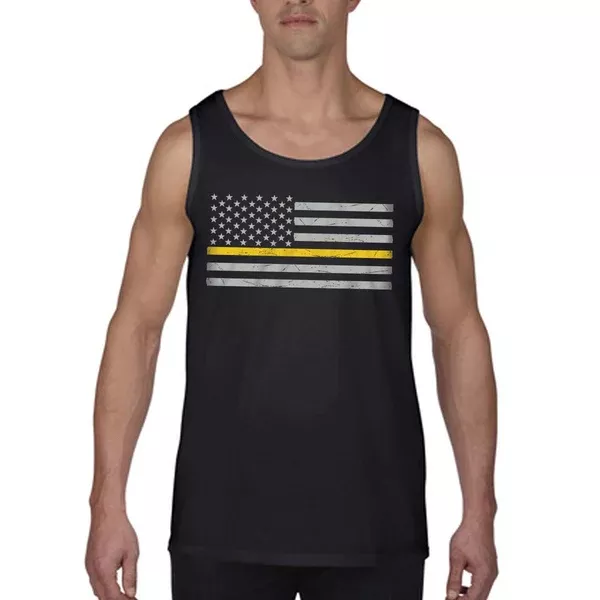 Men's Tank - Classic Thin Gold Line