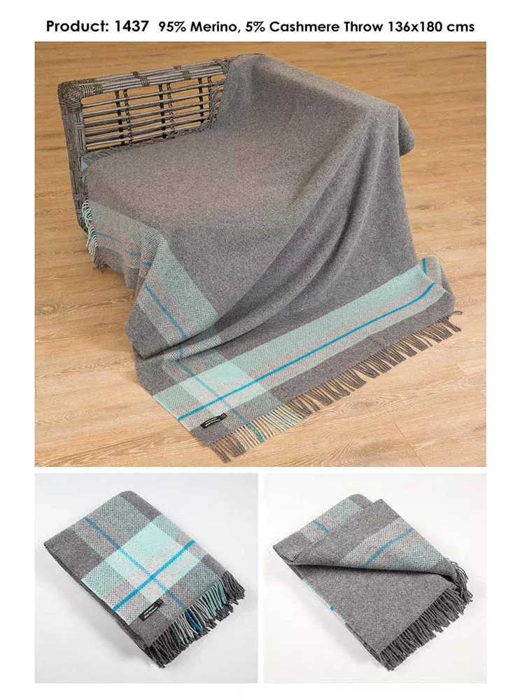 Merino & Cashmere Throw col.1437