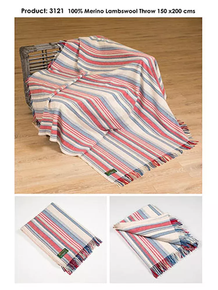 Merino Lambswool Throw col.3121
