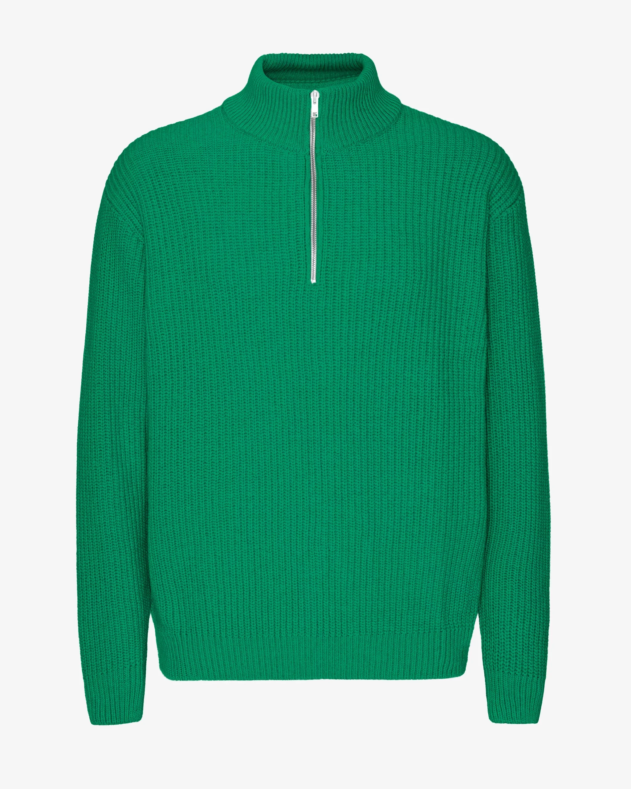 Merino Quarter Zip - Kelly Green