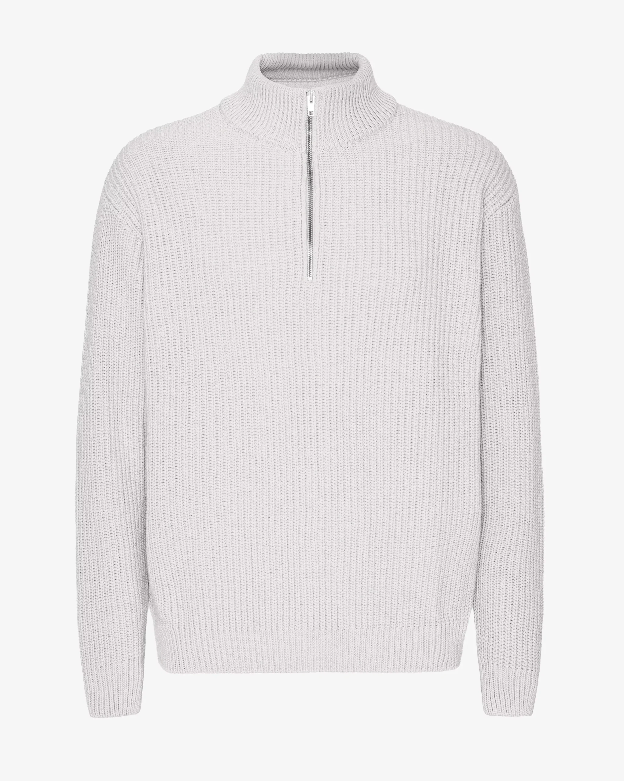 Merino Quarter Zip - Snow Melange