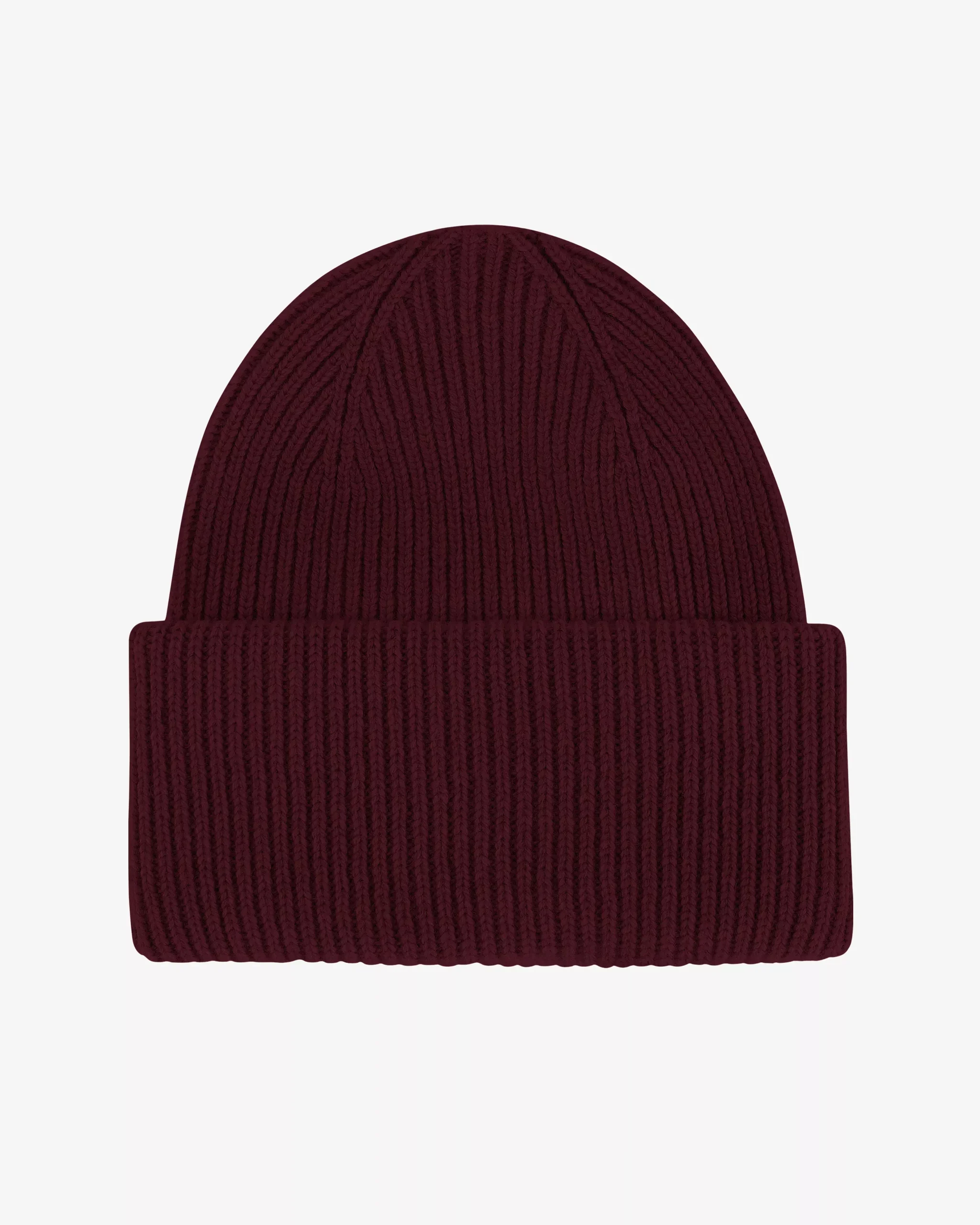 Merino Wool Hat - Oxblood Red